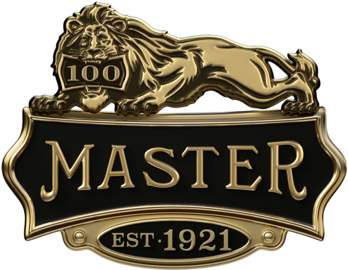 Master Lock 100-Year Celebration Lion Logo